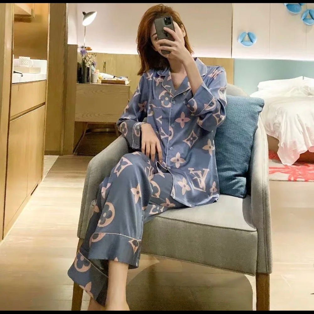 Luxury silk pajamas